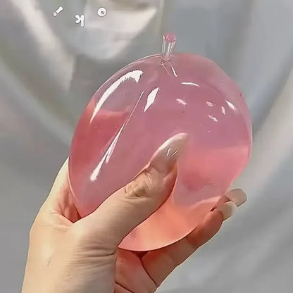 Squishy pomme transparente lisse