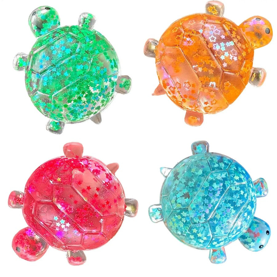 Squishy tortue pailletée