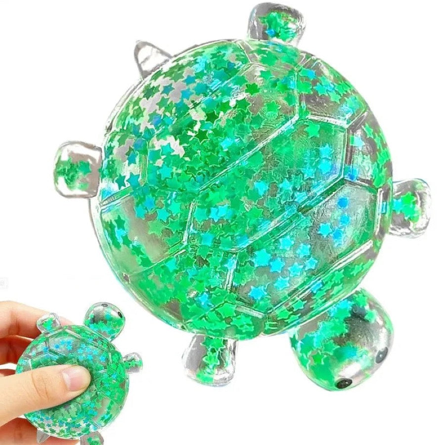 Squishy tortue pailletée