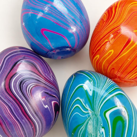Squishy œuf marbré — couleur aléatoire